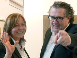 Martina Janzen mit Pavel Schmidt